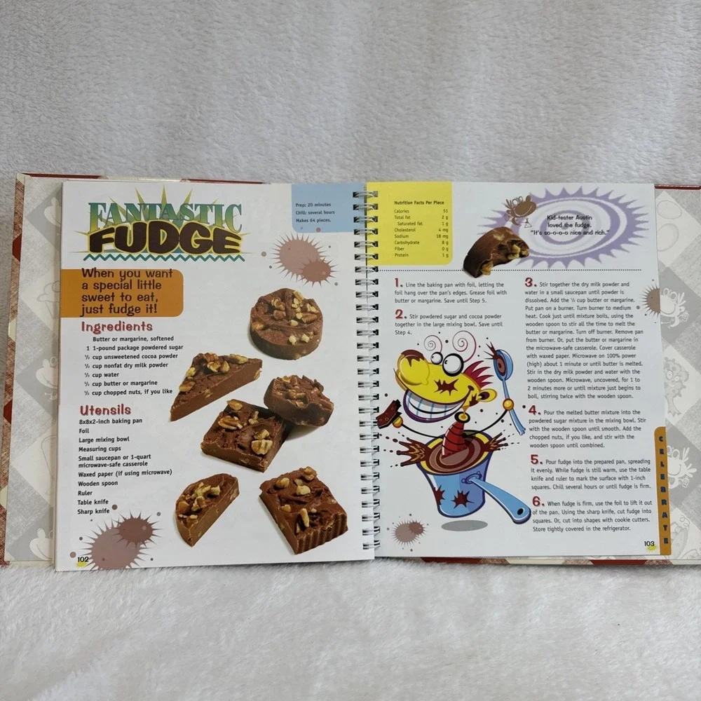 Better Homes and Gardens New Junior Cookbook 1997 Ring Bound 6th Edition
